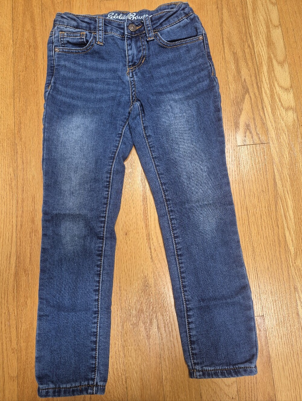 Eddie Bauer Kids Blue Skinny Jeans Size 6 EUC